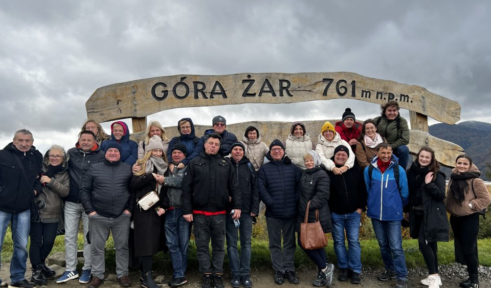 Artyści z Zespołu Pieśni i Tańca ˝Morawica˝ na wyjątkowej wycieczce do Żywca