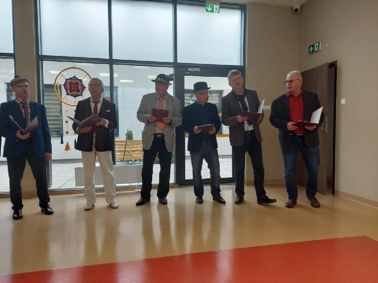 Kabaret Jeszcze Nie Starszych Panów z wizytą w Ośrodku Opiekuńczo - Mieszkalnym w Brudzowie
