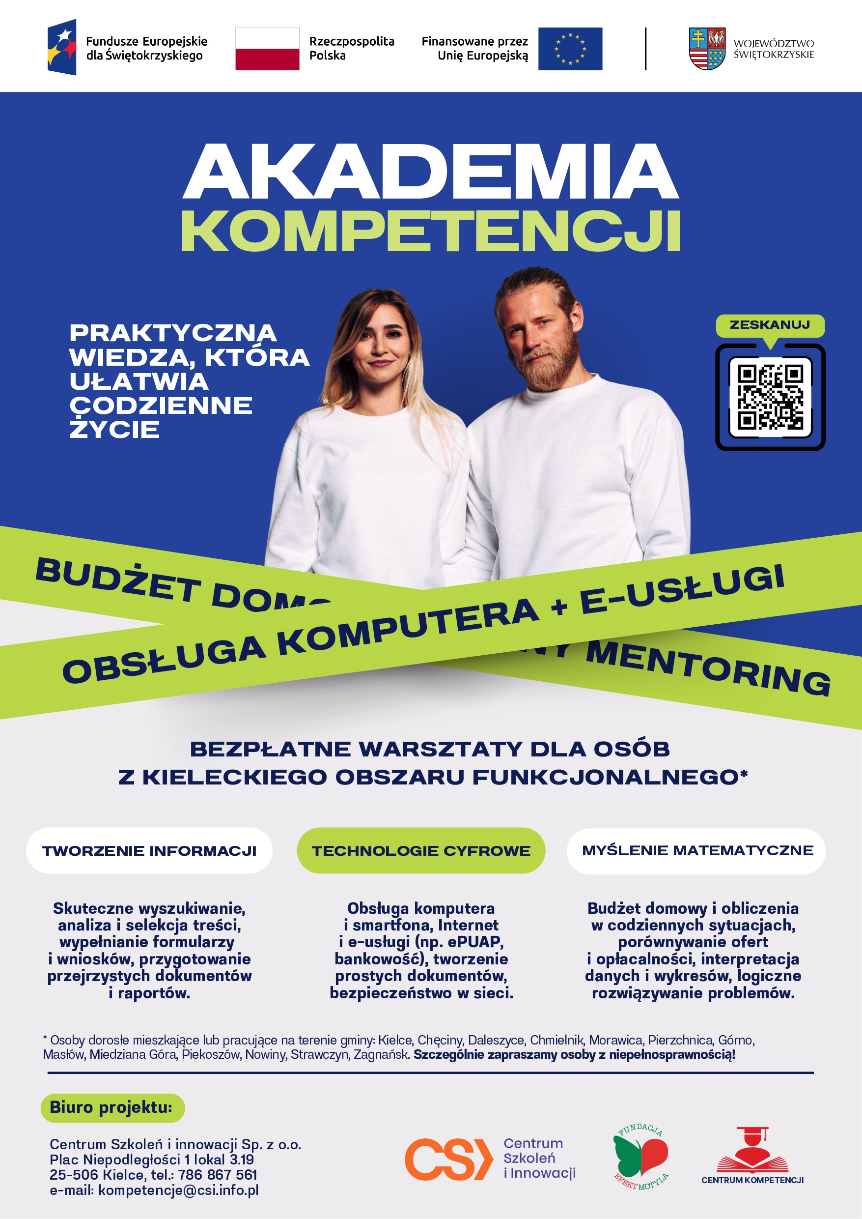 ˝Centrum Kompetencji˝ - bezpłatne szkolenia komputerowe